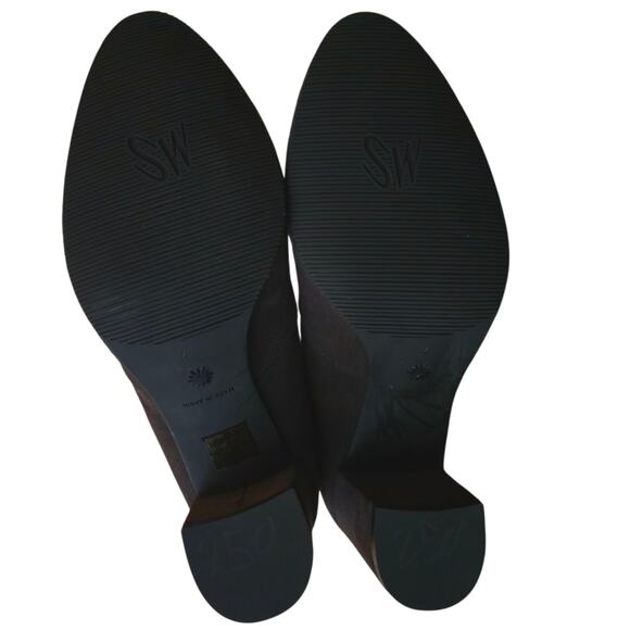 Stuart Weitzman Tieland Slate Gray Suede Over The Knee Boot Size 7 W Thigh High - Picture 7 of 11